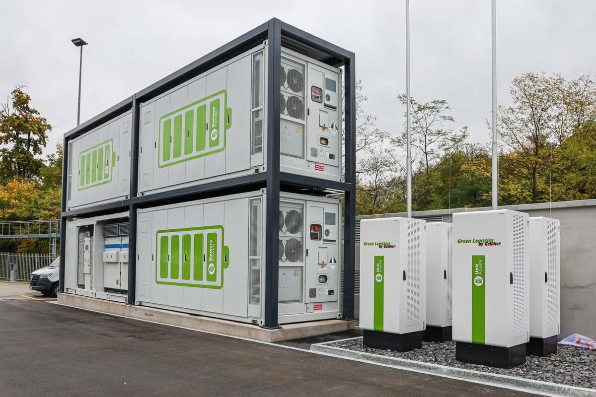 Der Batteriespeicher fasst 15 Megawattstunden. Quelle: zvg